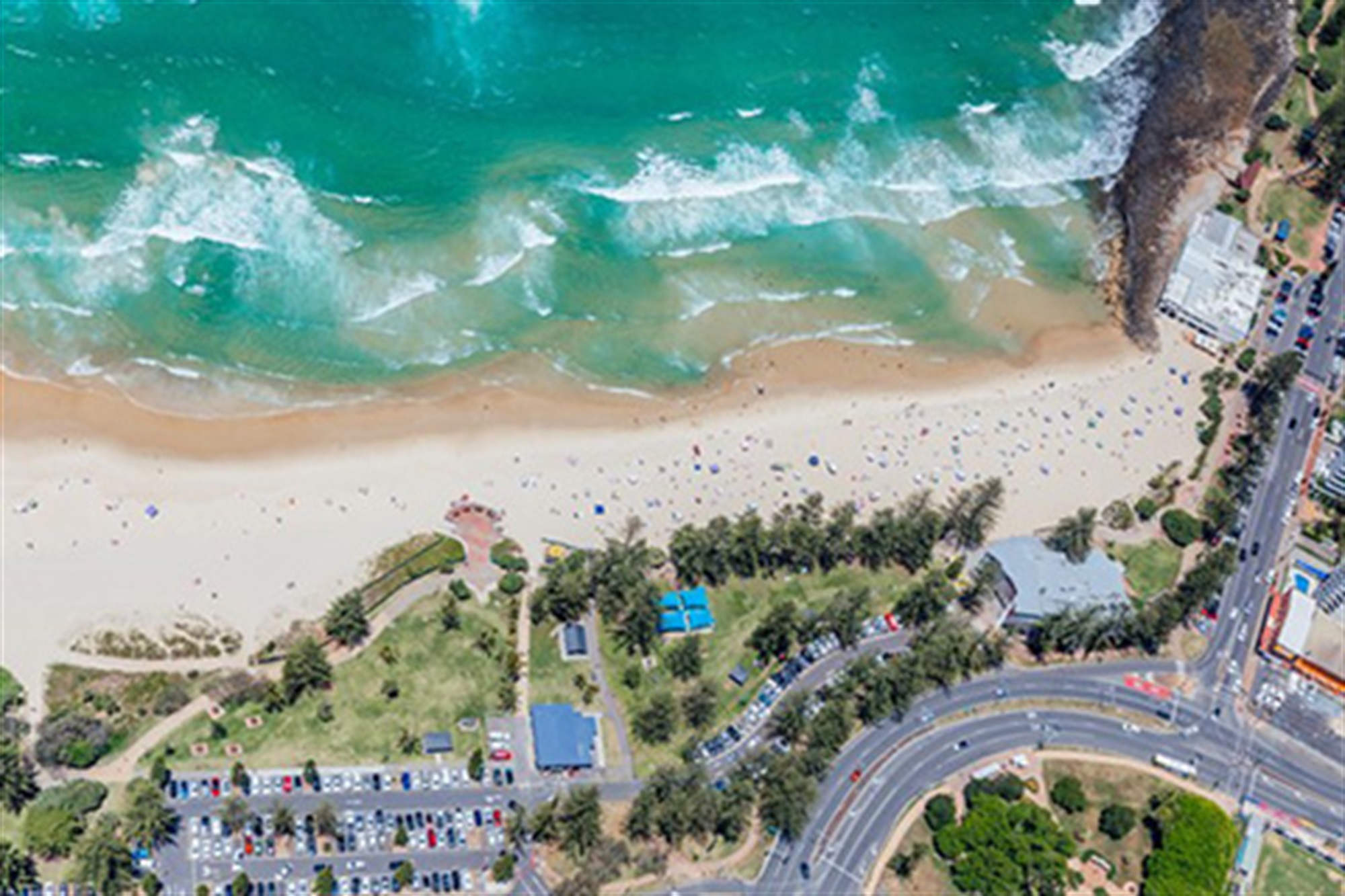 spring-in-burleigh-september Burleigh Heads beach and headland in spring on the Gold Coast